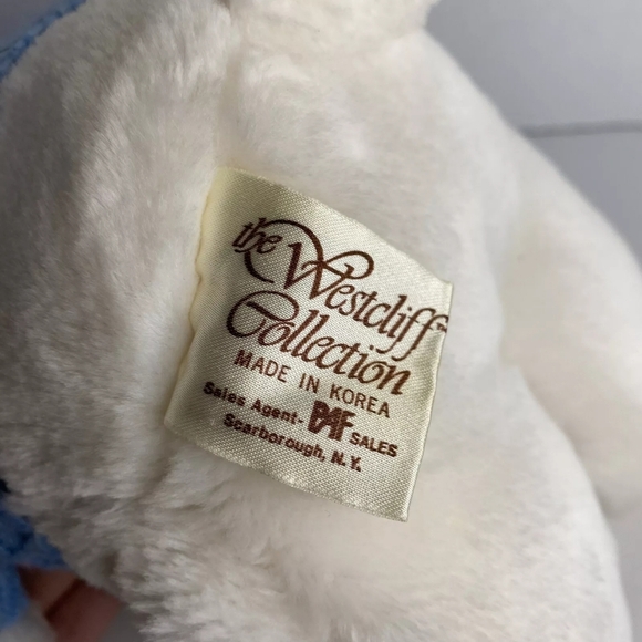 NWT Vintage Westcliff Collection Winter Hat Sweater White Bear Plush Stuffed Toy - Picture 6 of 6